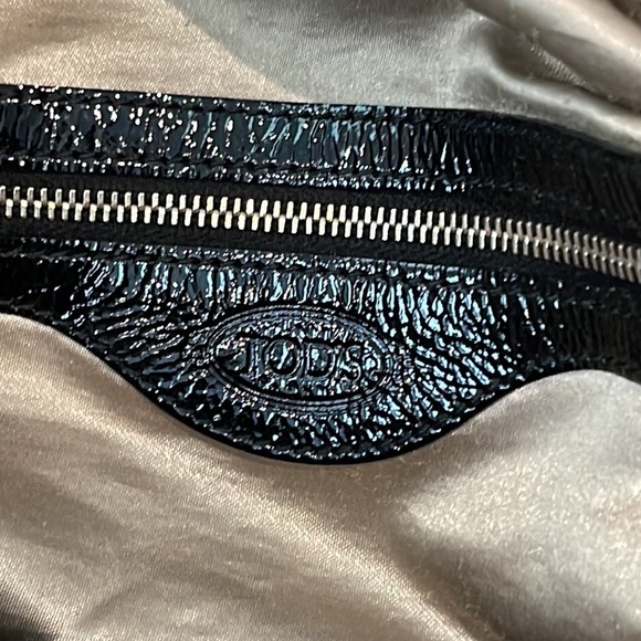 TOD’S Nylon Bowling Black Bag - Picture 6 of 9